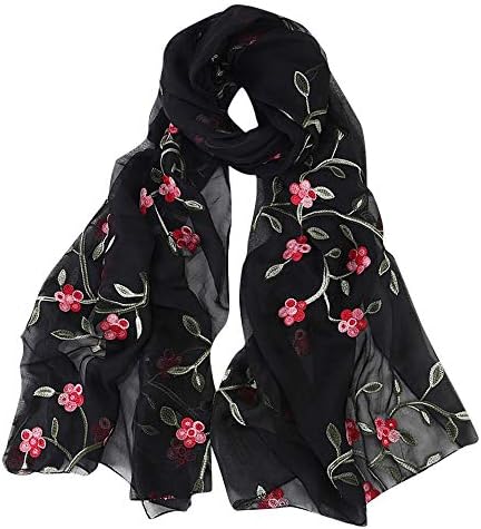 Clode Women Scarf Women Fashion Printed Silk Scarves Cat Shawl Scarf Foil Travel Wrap Scarf Fashion Gifts for Women