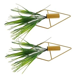 CAXUSD 2 Stuks Aan De Muur Gemonteerde Potplanten Planten Voor Buiten Kunstplanten Voor Buiten Bonsai Ornament Kunstbloemenmand Faux Groen Plastic Groene Planten Bloemenstandaard