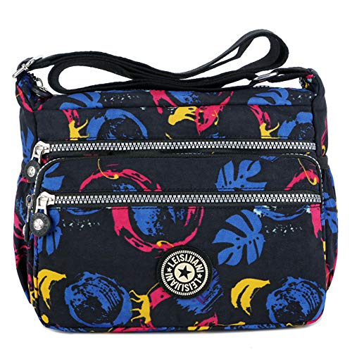 MINGZE Mujer Bolsos de Moda  Impermeable Mochilas Bolsas de Viaje Bandolera Sport Messenger