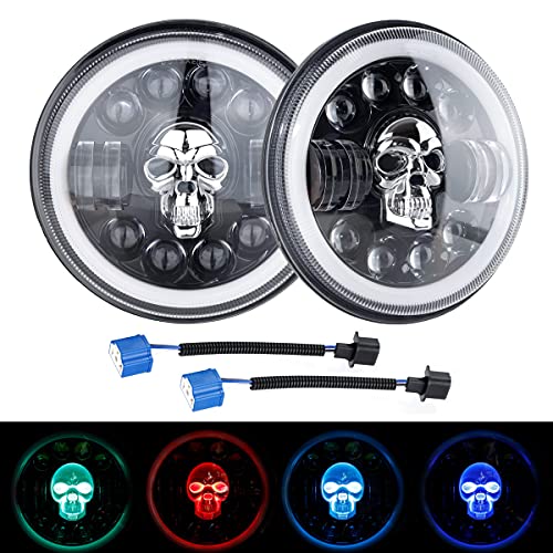 Comparison of Best Motorcycle Skull Headlight Top Picks 2023 Reviews