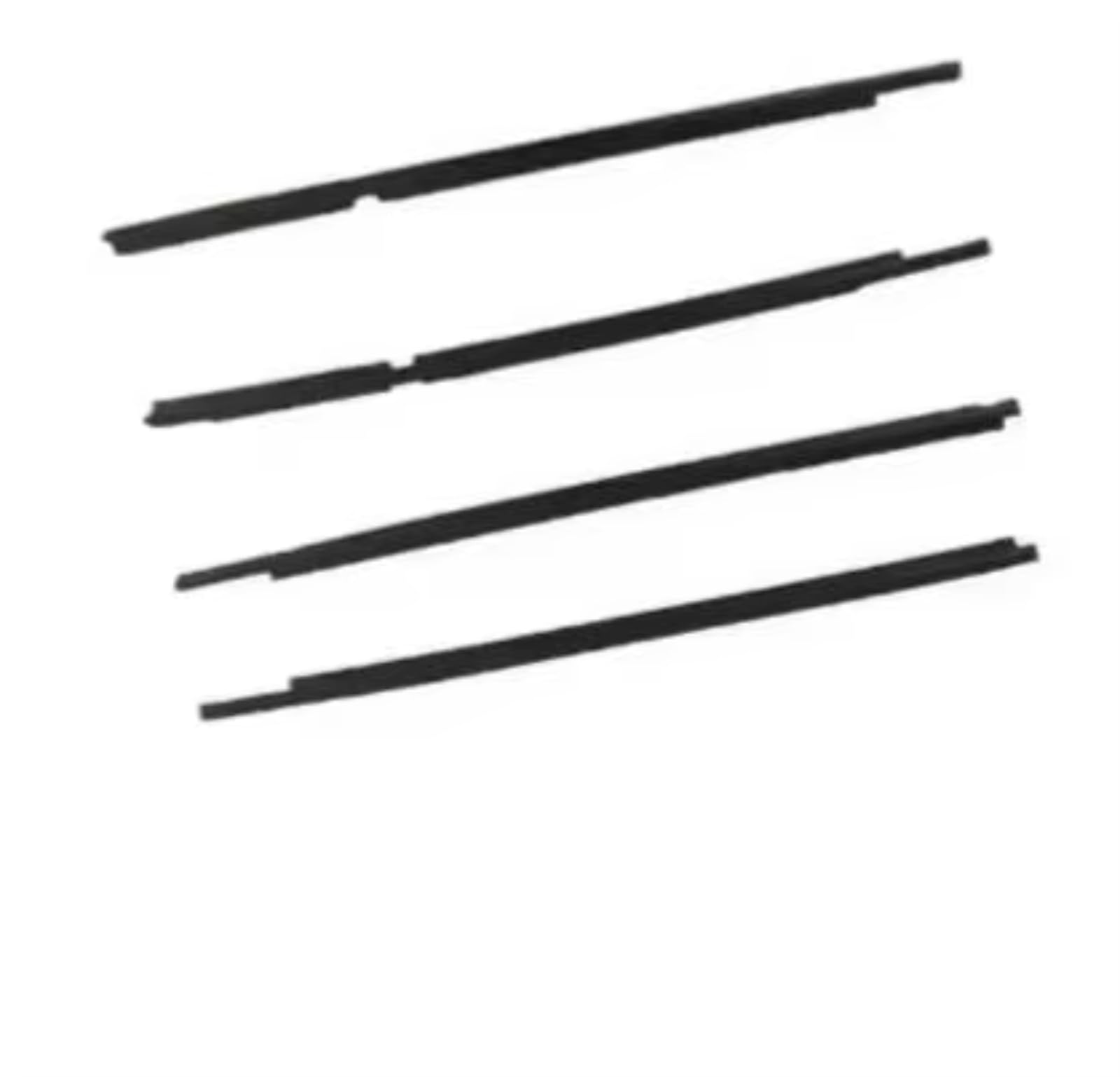 Pbqenxb One Color For Nissan For Patrol Y61 1995-2005 Weatherstrip Protect Rubber Seal 82820-Vb000 4 Pieces Black Moulding Window Door Belt Line Outer Window Weatherstrip