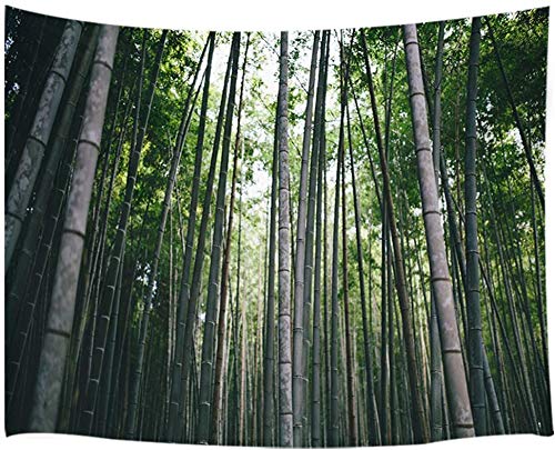 JOOCAR 緑の竹の森のタペストリーの寝室のリビングルームの寮の壁掛け家の装飾アートタペストリー