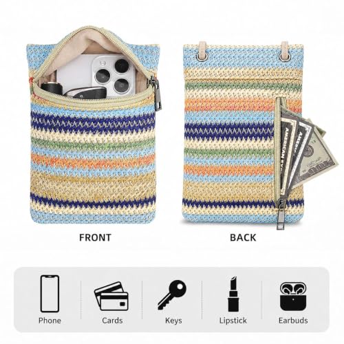 Image of Small Crossbody Women Cell Phone Purse Wallet Bag With Shoulder Strap