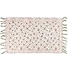 Primitives by kathy pink floral rug  urban country home decor