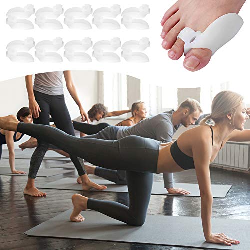 Alisador de bico, boa elasticidade, fácil lavagem, 10 pares de separadores de silicone flexível para