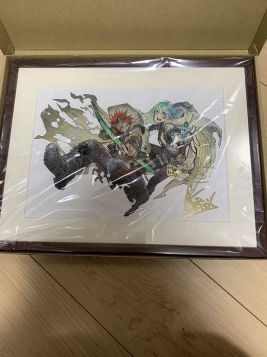 『錆喰いビスコ』著者＆イラストレーター箔押しサイン入り複製原画 Amazon.co.jp: 錆喰いビスコ著者＆イラストレーター箔押しサイン