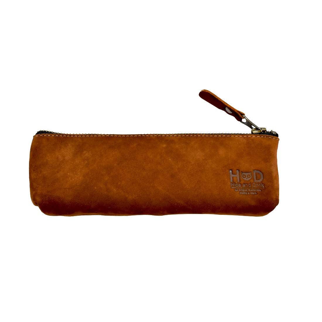 Durable Leather Pencil Pouch, Pen Case, Work Accessories, Student & Professionals Essentials, Handmade Includes 101 Year Warranty :: Swayze Suede