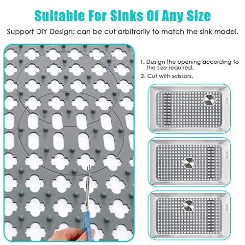 Protector para Fregadero Cocina 25x13 Pulgadas Silicona miniatura 2