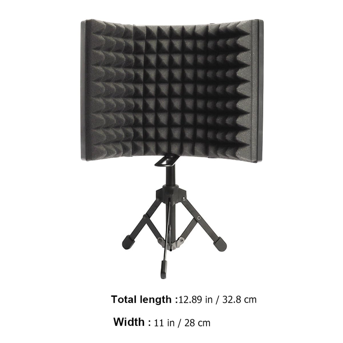 UPKOCH 1set Microfono Con Parabrezza Isolante e Supporto Da Tavolo Completo Per Registrazione Professionale e Canto Ambienti Vari Riduzione Rumore Multistrato Design Robusto Per