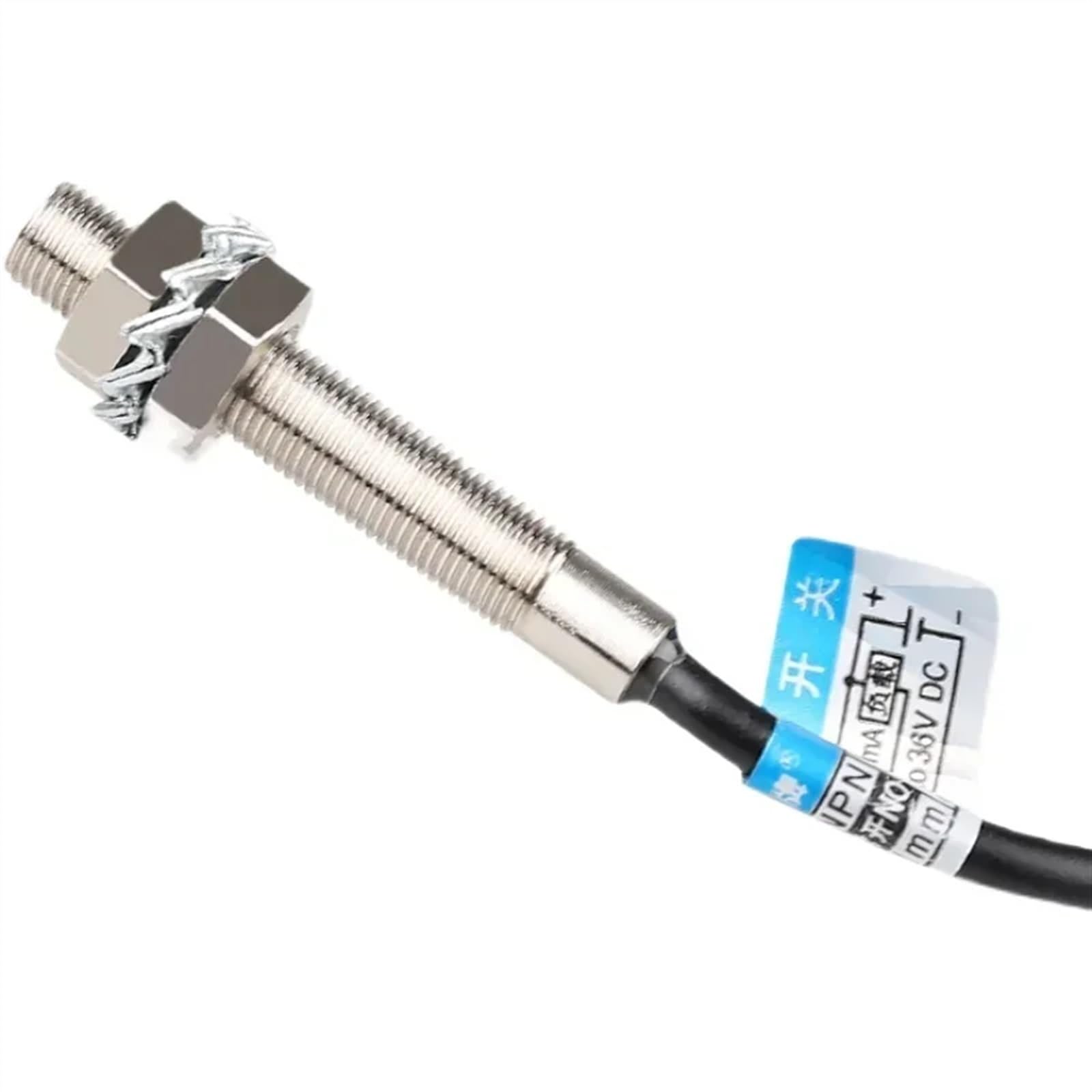 Interruptor de proximidad inductivo lj5a3-1-z/BX, sensor de metal M5 CC, tres cables, NPN, normalmente abierto, 6-24-36 V(M5 NPN NO)