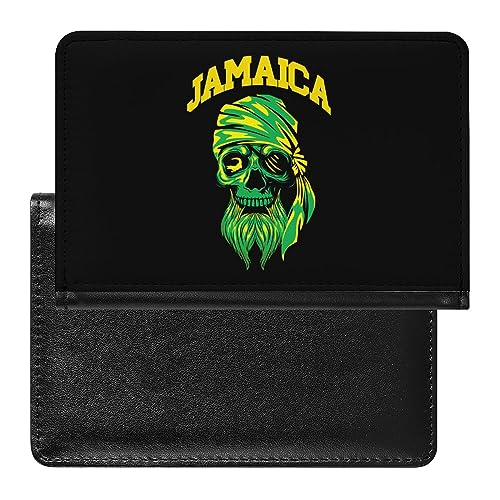 Porta passaporto con bandiera della Giamaica sottile organizer per documenti da viaggio con slot per carte di credito per donne e uomini Stile: Taglia unica MHXYZHW