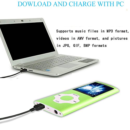MP3 Player / MP4 Player, Hotechs MP3 Music Player with 16GB Memory SD