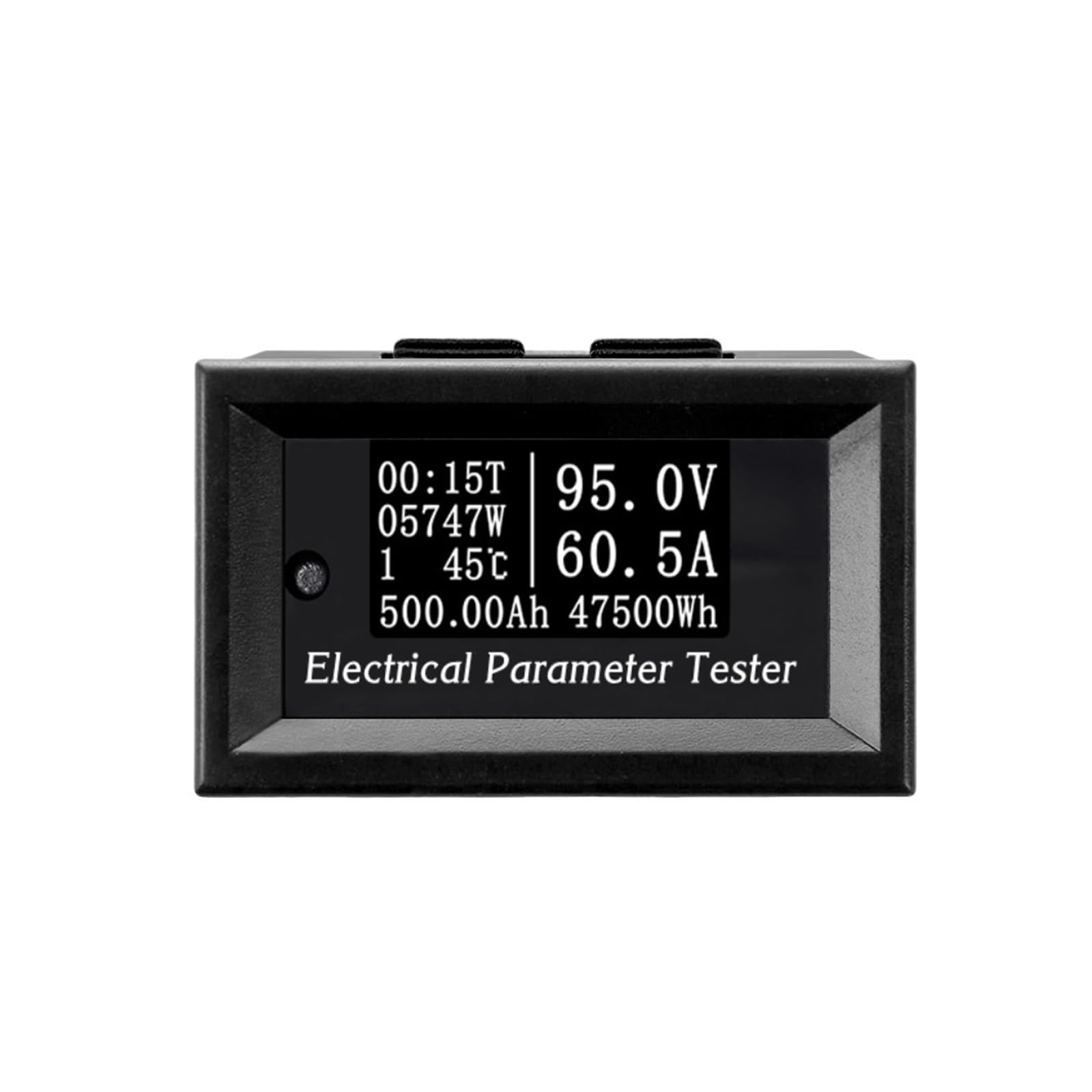 BFSYDLUJ Dual range 100v/50A/100A 7in1 Multifunction Tester Voltage current Time capacity voltmeter Ammeter electrical meter(Meter and 50A shunt)