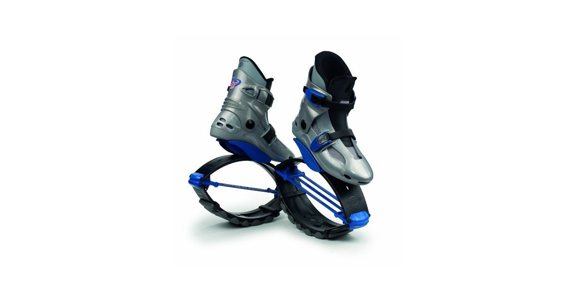 カングー　ジャンプ　Kangoo Jump Kangoo Jumps Power Shoe (Kids) Silver and Blue, Boys 1- 3 by