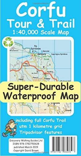 Corfu Tour & Trail Super-Durable Map (2nd ed)