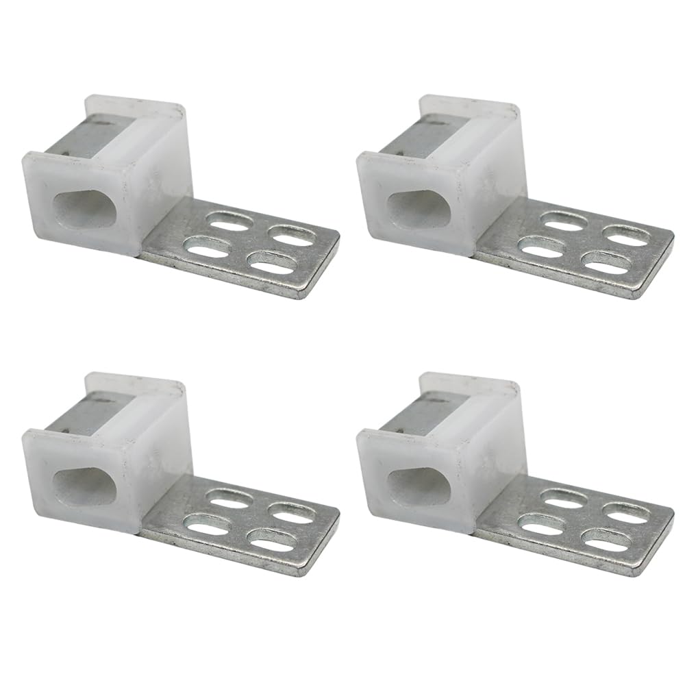 4 Pack Couch Spring Clips, Sofa Chair Furniture Spring Repair Kit, Metal 4-Hole Spring Buckle Universal Sofa Zig Zag Attachment Parts