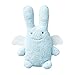 Trousselier V1080 02 - Conejo ángel de peluche con sonajero (12 cm), color azul