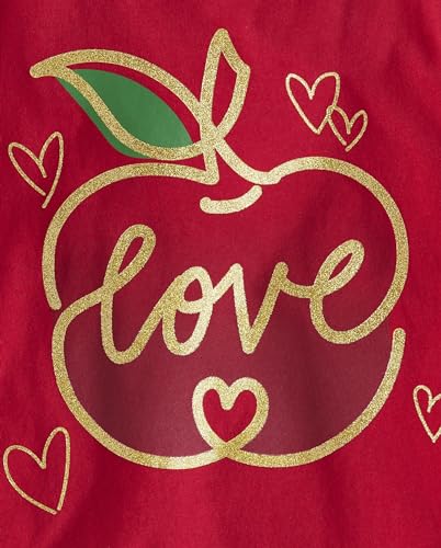 The Children's Place,Girls,School Days Short Sleeve Graphic T-Shirts,Multipacks3