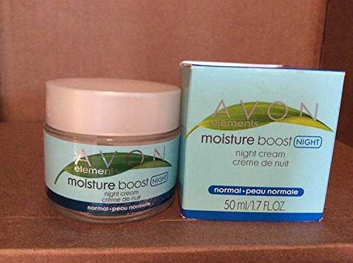 Avon Elements Moisture Boost Night Cream, Normal Skin, 1.7 fl.oz