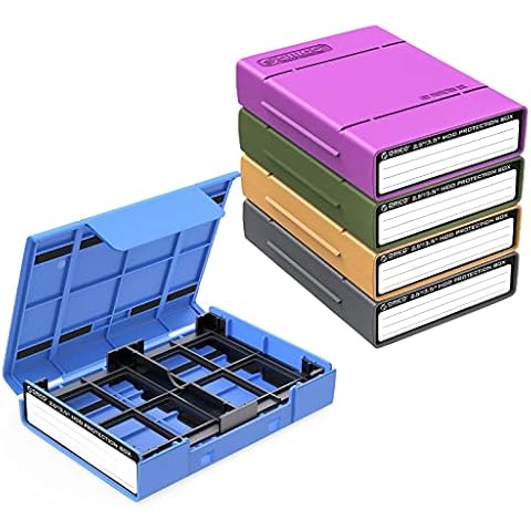 ORICO Funda protectora para discos duros de 2,5" y 3,5", 5 unidades Cover