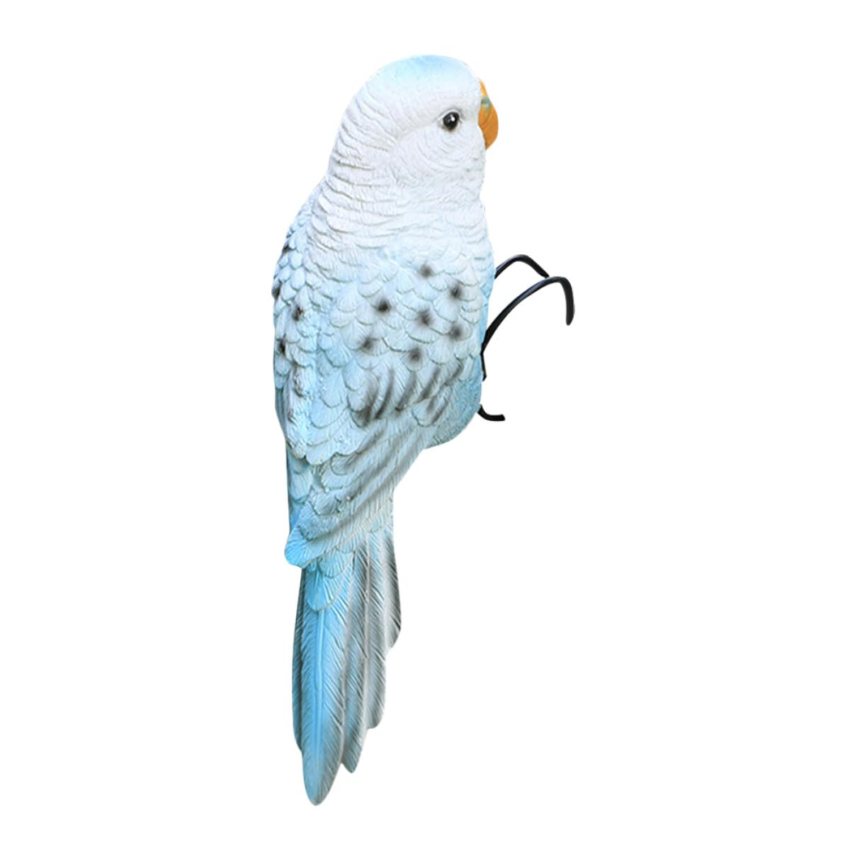 Figurine d'oiseau perroquet réaliste décor jardin résine fer Artibetter