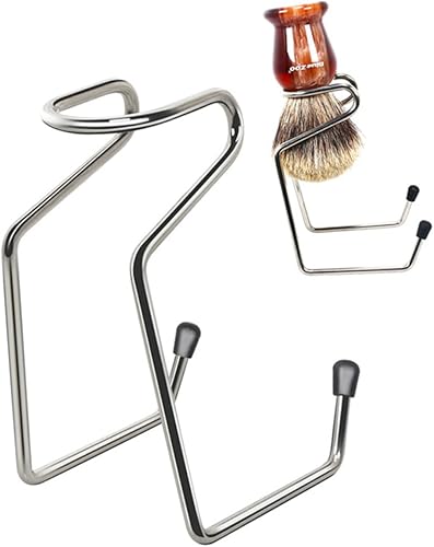 Miniatura 7 de Housoutil Hair Shaver Rack Mens Wet Shaving Supplies Safety Razor Rack Mens Shaving Kit Brush Stand Máquinas De Afeitar Para Hombres Heavy Duty