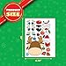 JOYIN 24 Pcs Christmas Make-a-face Stickers, Make Your Own Characters Mix and Match Sticker Sheets with Christmas Elf, Santa Santa, Snowman, Penguin, and Polar Bear Kids Party Favor Supplies Craft
