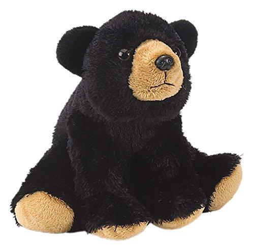Lashuma Cuddlekins Plüschtier Schwarzer Bär, Kuscheltier Teddy 20 cm