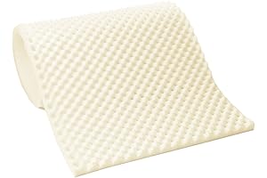 Breathable 2-Inch Convoluted Egg Crate Mattress Topper