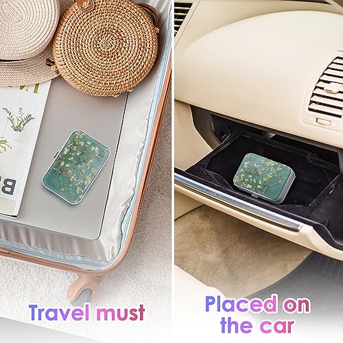 Image of Dental Floss Portable Case, Easy to Store Floss Picks of Various Sizes, Portable Dental Floss Dispenser is Perfect for Travelling, Hotels, Dinners, Appointments.Green Tree