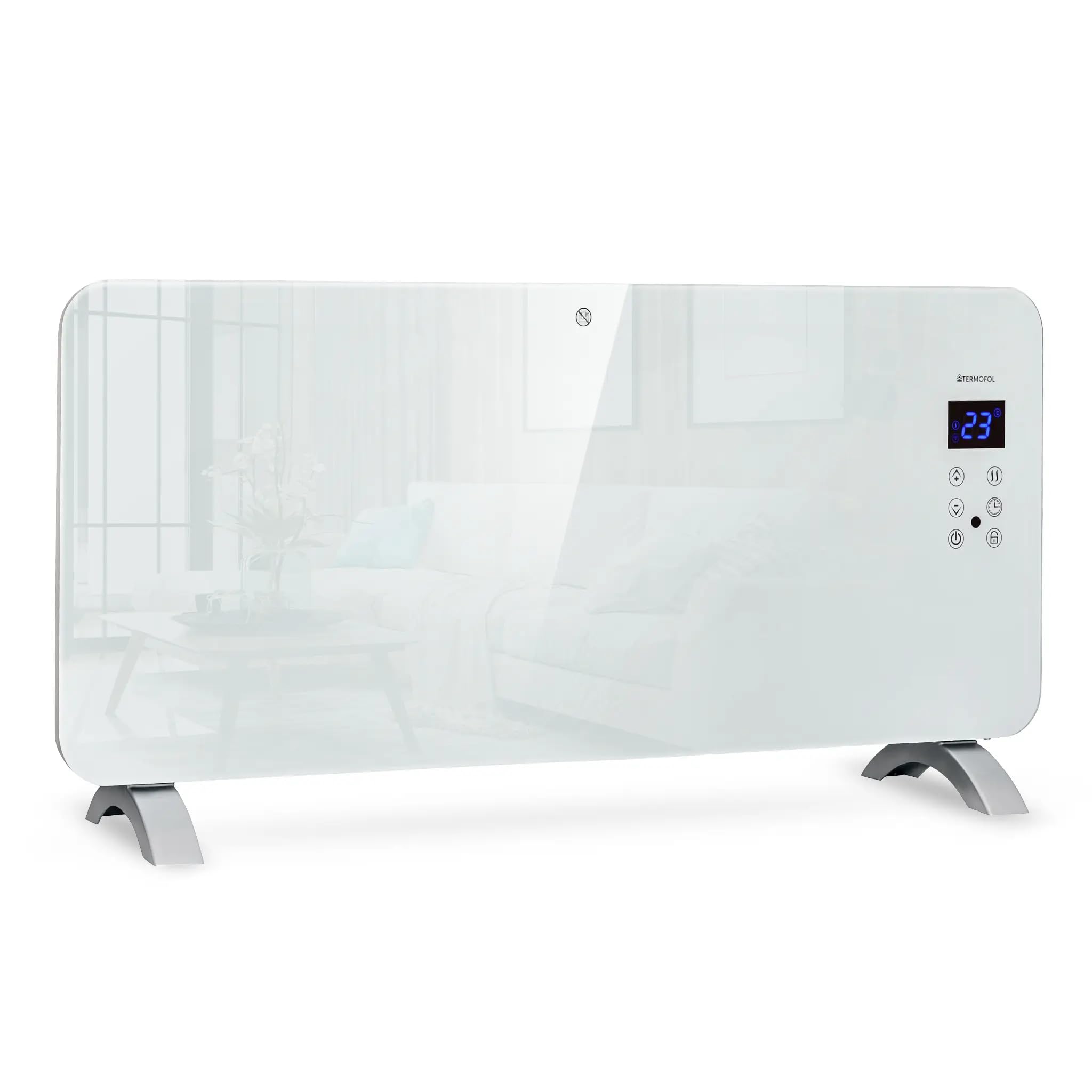 Konvektorheizkörper Konvektor Elektroheizung Heizgerät Heizkörper Hezung wifi 1500W oder 2000W (1500W)