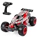 JEYPOD Remote Control Car, 2.4 Ghz High Speed Racing RC Car with 4 Batteries, Kids Toys, Red