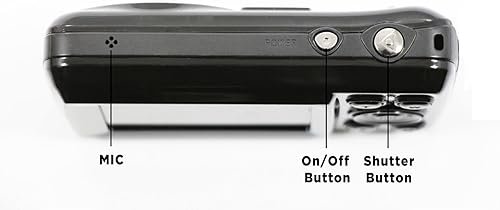 Miniatura 7 de Acuvar Cámara digital compacta de 16MP megapíxeles para fotos y video con pantalla LCD de 2.4", tarjeta SD de 32 GB, entrada de micrófono y