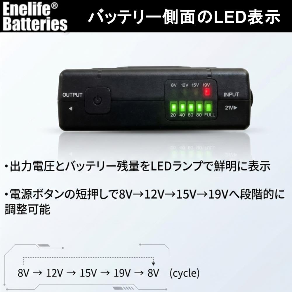 Amazon.co.jp: WINDCORE 互換 19V ウィンドコア 互換 空調服バッテリー Amazon.co.jp: WINDCORE 互換 19V ウィンドコア 互換 空調服バッテリー