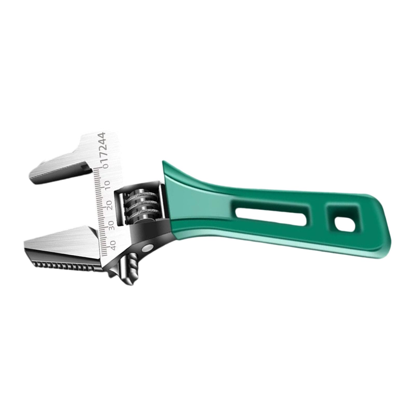 Wrench 6 / 8inch Wide Jaw Wrench with Metric Scale for Home, Garage, Workshop Wide Jaw for Garage