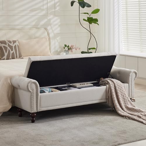 SOFTHION Storage Bench for Bedroom, 67