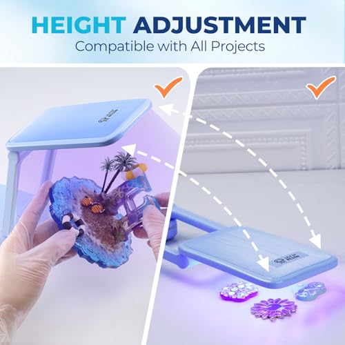 LET'S RESIN Cordless UV Resin Lamp, Rechargeable, 2-Hour Battery by LET'S RESIN - Used condition - Image 4