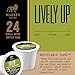 Marley Coffee Lively Up, Fairtrade Certified, Dark Roast Coffee, Keurig K-Cup Brewer Compatible Pods, 24 Count