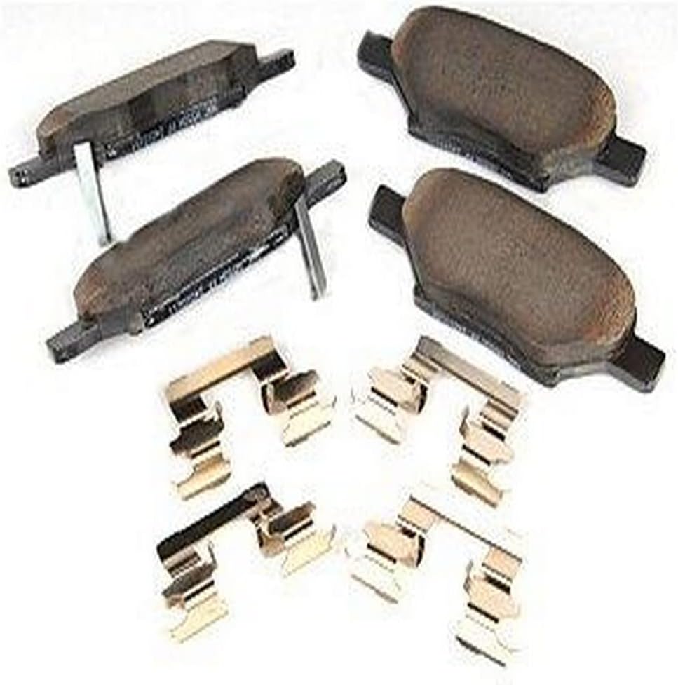 GM Genuine Parts 171-0968 (25864605) Rear Disc Brake Pad Set with Clips