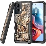 CoverON Heavy Duty Designed for Motorola Moto G 5G (2024) Case, Rugged Military Grade A Hard Plastic Hybrid TPU Rubber Grip Rigid Armor Cover Fit Moto G 5G 2024 Phone Case - Camo