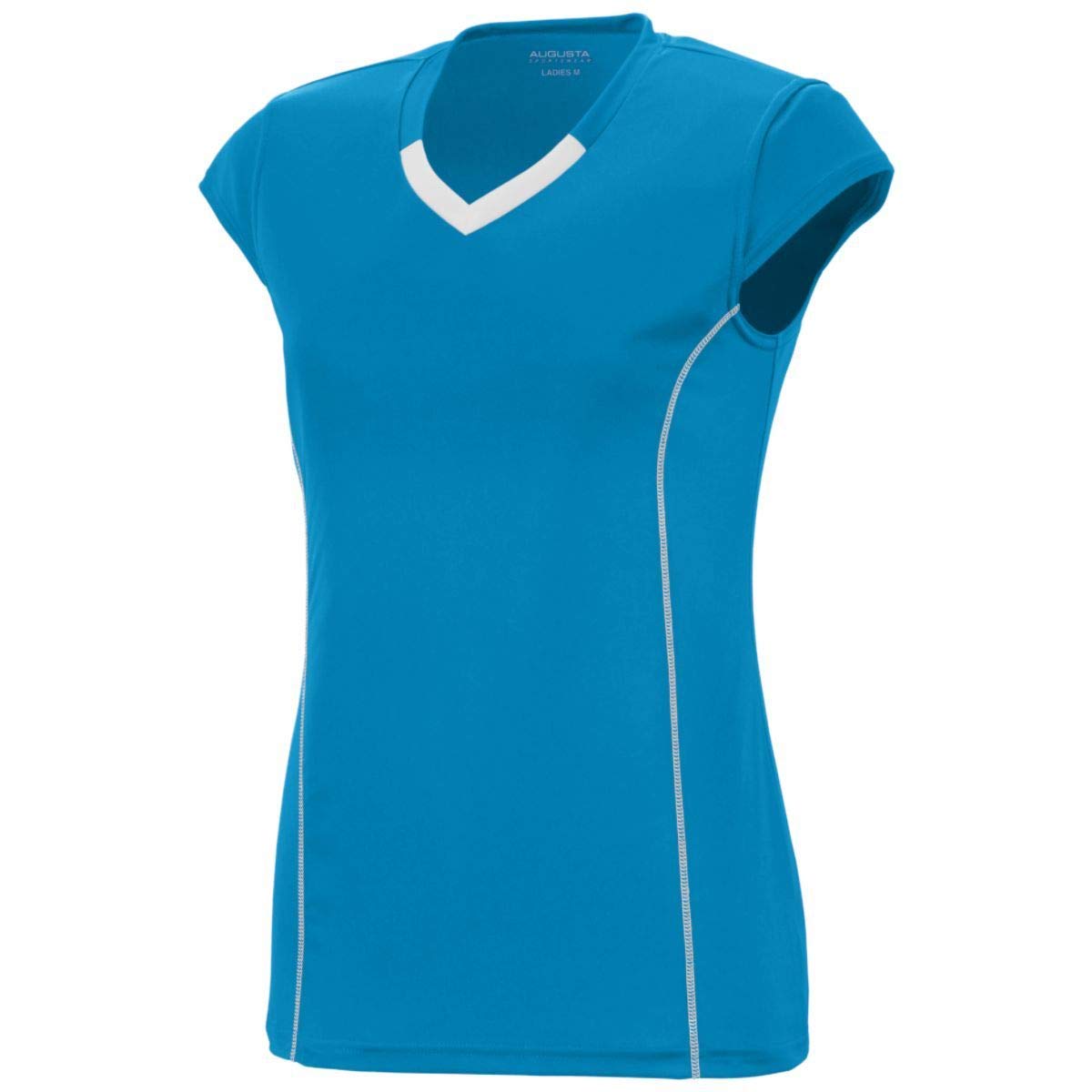Augusta Sportswear 1218 Women's Blash Jersey Power Blue/White XL