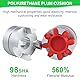 Wellenkupplung 6.35mm bis 8mm Wellen Flexible Elastischer Kupplungskoppler Plum Klauenkupplung Aluminiumlegierungs Pflaumen Verbindungswelle für Schrittmotor D20 L25