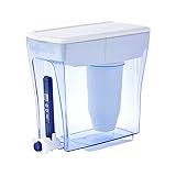 ZeroWater 20-Cup Ready-Pour 5-Stage Water Filter Dispenser with 0 TDS Water Filter – IAPMO Certified to Reduce Lead, Chromium, and PFOA/PFOS 20-Cup Dispenser