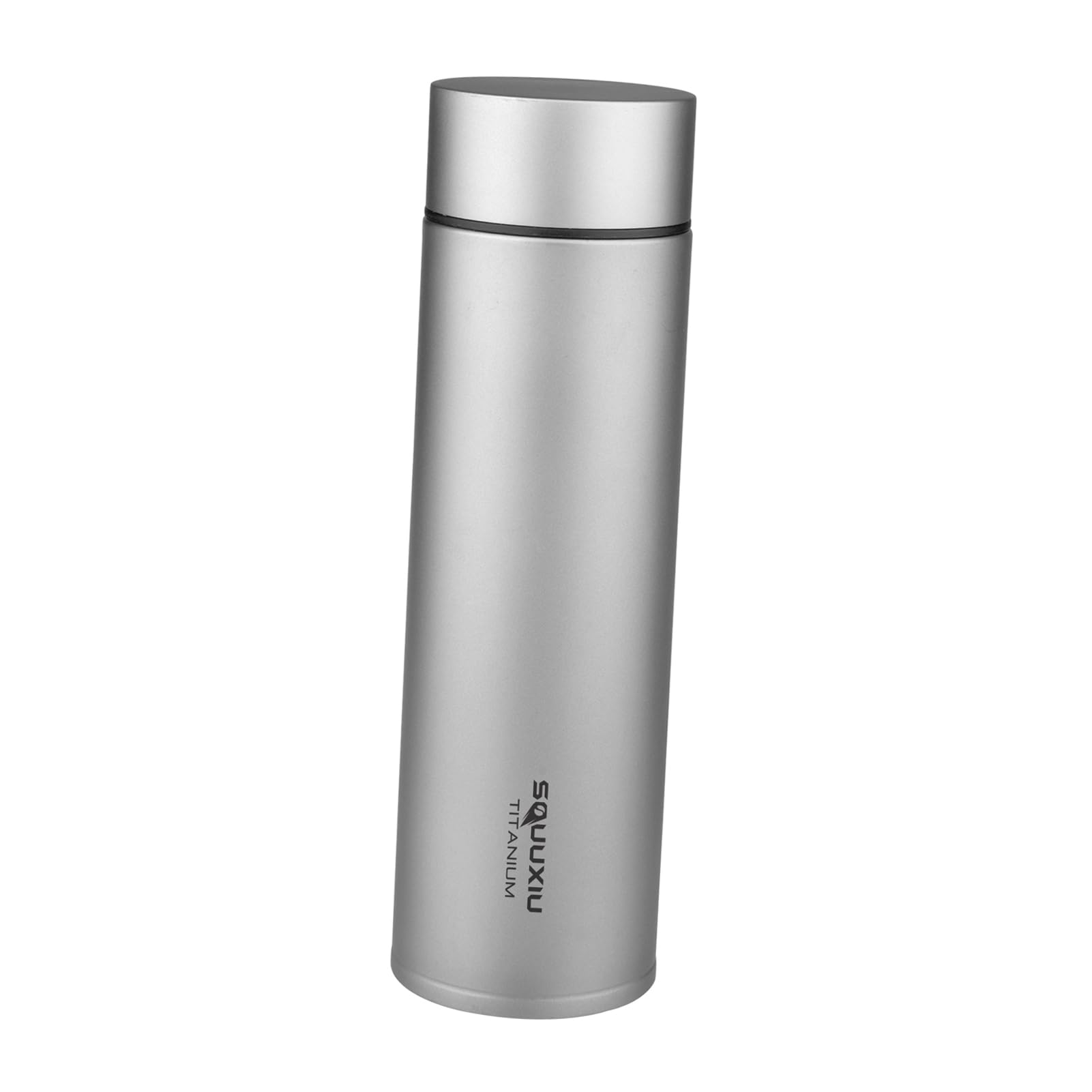Domary Bottiglia d'Acqua Isolata sotto Vuoto Flacone Leggero da 450 Ml con Guarnizione a Prova di Perdite per Viaggi in Campeggio
