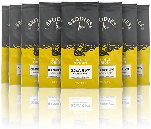 Brodies - Scottish Morning: Hand-Roasted Ground Coffee, Blend of Pure Arabica Beans - 227 g
