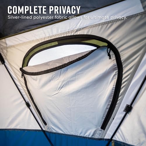 Territory Tents® Jet Set Privacy Shower Tent, Jet Set Framework, sin ensamblaje, ducha portátil para camping, tienda de privacidad, 78” x 62” x 62”, PT100DB miniatura 4