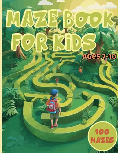 Maze Book For Kids Ages 7-10: A Fun and Exciting Maze Activity Book for Kids | Perfect for Ages 7-10 | 100 Mazes Activity Book with Solution easy maze For children| Entertainment and Learning image 2