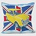 WELOVECUSHIONS Classic British Mini Coche Frontal – Martin Wiscombe – cojín de Arte impresión