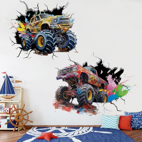 Vinilos Decorativos Monster Truck Grande para Pared miniatura 3
