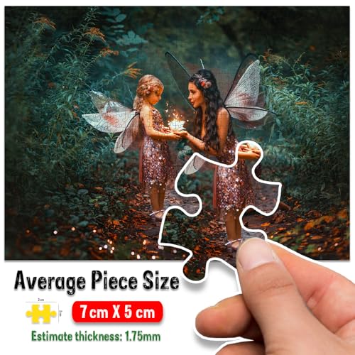 Image of Magical Faries Jigsaw Puzzles 1000 - Piece for Kids and Childrens - Educational, Gifts, Fun and Creative Game - Ages 9+